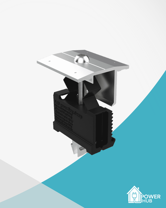 Solarstell Connect Universele Klem – Zilver