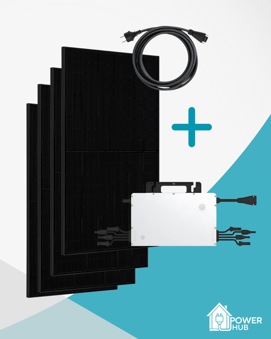 Hoymiles P&P Systeem – 4x JA Solar 420Wp (incl. 1800W Micro-omvormer)